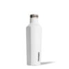 Corkcicle Canteen Insulated Travel Water Bottle | 16 oz, Gloss White