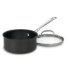 Cuisinart Chef's Classic Nonstick Hard Anodized Saucepan | 1.5 Quart, Black