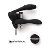 Rabbit Wine Opener Corkscrew with Foil Cutter | 1 EA, Black, Model W6004N