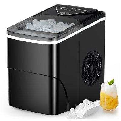 Silonn 26 Lb. Lb. Daily Production Bullet Ice Countertop Ice Maker, Self-Cleaning Ice Makers | Wayfair WY-SLIM01G1