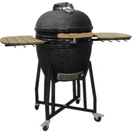 Vision Grills Kamado Grill | Heavy Duty 1-Series, Ceramic, Black